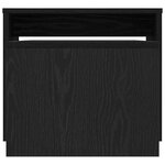 vidaXL Tables gigognes Chêne noir 100 x 48 x 40 cm Bois d'ingénierie