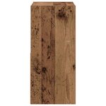 vidaXL Table de chevet 2 pc Bois ancien 30 5 x 27 x 59 5 cm