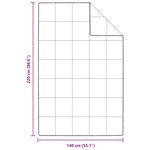 vidaXL Duvet d'été simple avec oreiller 2 pc Blanc Plume de canard
