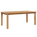 vidaXL Table basse Marron 110 x 55 x 45 cm Bois de teck massif