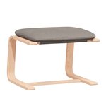 vidaXL Chaise de relaxation avec repose-pied Taupe Tissu