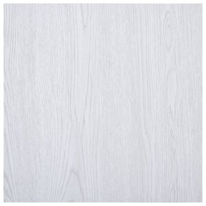 vidaXL Dalles de plancher autoadhésives 5 11 m² PVC blanc
