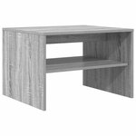 vidaXL Table basse Gris Sonoma 60 x 50 x 40 cm Bois d'ingénierie