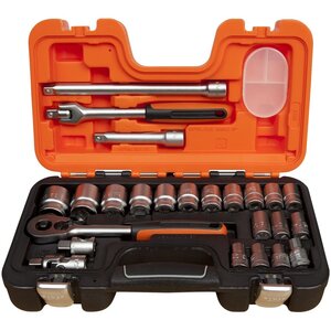 Bahco jeu de douilles de 1/2 po 24 pièces s240