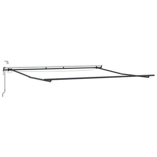 vidaXL Auvent avec Anthracite 4 × 3 5 m Métal