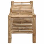 vidaXL Rack à chaussures 68 x 28 x 30 cm Bambou Naturel