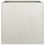 vidaXL Jardinière argenté 49x47x46 cm acier inoxydable