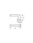 THIRARD - Paire de béquilles pour porte  carré 7mm  1 portée  argent - THIRARD