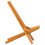 vidaXL Chaise 2 Pièces Marron 69 x 56 x 84 cm Bois d'Acacia Massif