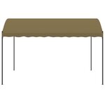 Vidaxl belvédère 4x3x2 6 m taupe 180 g/m²