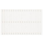 vidaXL Tête de lit murale Blanc 147x3x90 cm Bois massif de pin