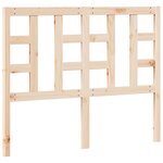 vidaXL Tête de lit 126x4x100 cm Bois massif de pin