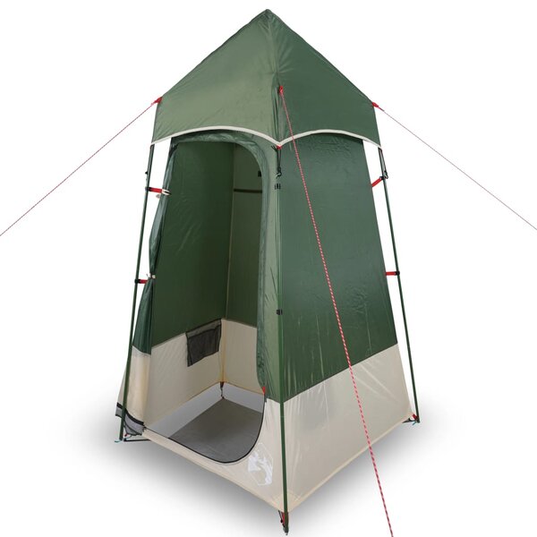 vidaXL Tente de toilette vert imperméable