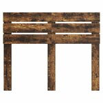 vidaXL Tête de lit Chêne fumé 120 cm Bois d'ingénierie