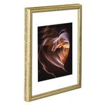 Cadre photo en bois 'phoenix'  doré  15 x 20 cm hama