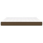 vidaXL Matelas de lit à ressorts ensachés Marron foncé 180x200x20 cm