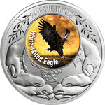 Monnaie WHITE-TAILED EAGLE Save The World Argent 500 Francs Cameroon 2026