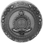 CALYPSO 2 Oz Silver Coin 5 Dollars Niue 2023