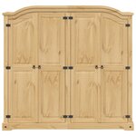 vidaXL Garde-robe Corona 194x52x186 cm bois de pin massif