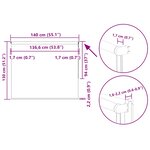 vidaXL Store enrouleur occultant largeur du tissu 136 6 cm polyester