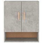 vidaXL Armoire murale Gris béton 60x31x70 cm Bois d'ingénierie