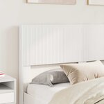 vidaXL Tête de lit Blanc PB