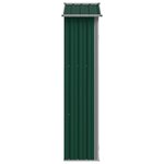 vidaXL Abri de jardin Vert 116x45x175 cm Acier galvanisé