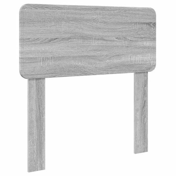 vidaXL Tête de lit Gris Sonoma 80 cm Bois d'ingénierie
