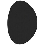 vidaXL Tapis HUARTE Noir 160 x 230 cm Polyester