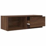 vidaXL Meuble TV chêne marron 80x31x25 5 cm bois d'ingénierie