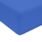 vidaXL Coussin de canapé d'extérieur 2 Pièces Bleu royal Polyester