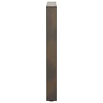 vidaXL Pieds de table à manger en forme de V 3 pièces Acier naturel 70 x (72-73 3) cm