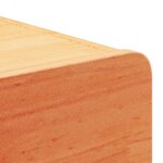 vidaXL Table de chevet avec tiroir Marron cire 39 x 34 x 16 5 cm