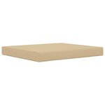 vidaXL Coussin de canapé d'extérieur 2 Pièces Beige Polyester