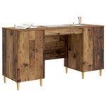 vidaXL Bureau Bois ancien 142 5 x 50 x 75 cm Bois d'ingénierie