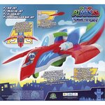 Pyjamasques - rescue jet avec 1 figurine 7 5 cm (sonore et lumineux)