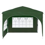 vidaXL Tente de fête pop-up 290 x 290 x 245 cm Vert