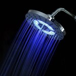 SCHÜTTE Pomme de douche avec éclairage LED GALAXIS chrome