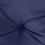 vidaXL Coussins palette lot de 7 tissu bleu marine