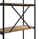 vidaXL Étagère chêne artisanal 80 x 30 x 146 cm Bois d'ingénierie