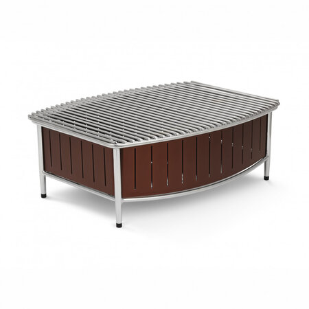 Station pour buffet avec grille 53 3 x 40 6 cm - pujadas -  - acier chromé