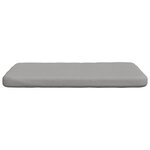 vidaXL Coussins de siège 4 Pièces Gris nuage 40 x 40 x 3 cm tissu