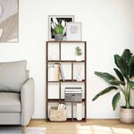 vidaXL Bibliothèque chêne marron 60x20x120 5 cm bois d'ingénierie