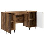 vidaXL Bureau Bois ancien 142 5 x 50 x 75 cm Bois d'ingénierie