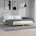 vidaXL Cadre de lit sans matelas chêne sonoma 140x200 cm