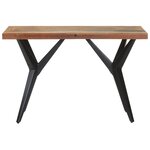 vidaXL Table de salle à manger 120x60x76cm Bois de récupération massif