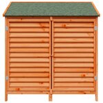 vidaXL Abri de jardin Marron 106 x 56 x 113 5 cm Bois de Sapin Massif