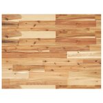 vidaXL Étagère de vasque murale acier et bois massif d'acacia
