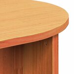 vidaXL Table basse Marron cire 80 x 39 5 x 35 cm Bois de pin massif