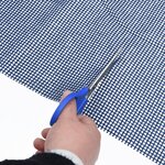 vidaXL Tapis de sol de camping bleu 4 5x2 5 m